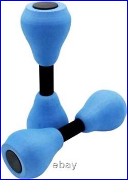 2 Pcs Water Dumbbells Aquatic Pool Fitness Water Aerobic Exercise Foam Pool R