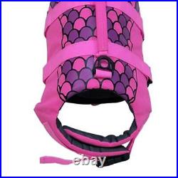 2 Pieces Adjustable Pet Dog Life Jacket Swimming Suit Puppy Flotation Vest