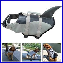 2 Pieces Durable Pets Dog Life Jacket Swimming Suit Flotation Vest with Handle