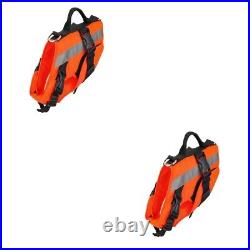 2x Dog Lifejackets Dog Jackets Dog Bathing Suit Dog Flotation Vest Dog Swimsuit