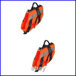 2x Dog Lifejackets Dog Jackets Dog Bathing Suit Dog Flotation Vest Dog Swimsuit