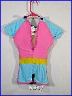 Body Glove Swim Girls Summer Shorty Spf 50 Flotation Suit M 30 45 Lbs Nwots