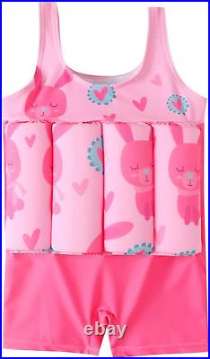 Boys Girls Floatation Swimsuit with Adjustable Buoyancy Baby One Piece Swimwear