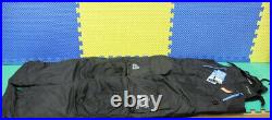 Clam Outdoors Ice Armor Rise Black (Blue Zippers) Float Bibs CHOOSE YOUR SIZE