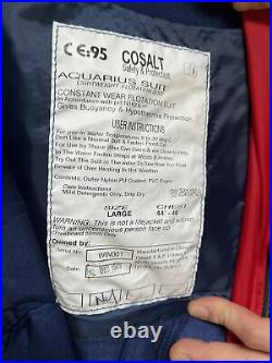 Cosalt Survival Floatation Suit One Piece Size L