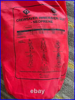 Crewsaver Immersion Survival Suit Flotation