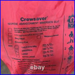 Crewsaver Neoprene Abandonment Immersion Suit