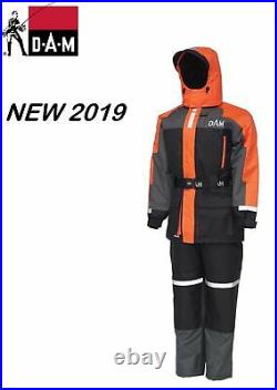 DAM Outbreak Floatation Suit 2pcs Orange/Black S 3XL Boat Safety Sail Sale