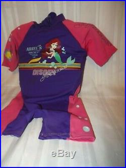 Disney Ariel Princess Girls Floatation Zipper Swim Suit 2-3 yrs 30-50 lbs NWOT