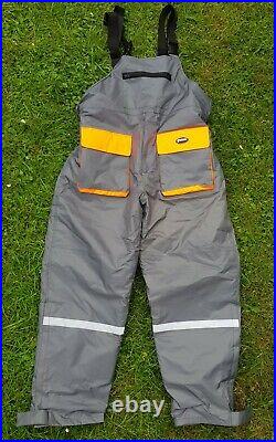 FISHEAGLE Expert Grey Thermal Fishing Floatation Suit 2 Piece Set XL Brand New