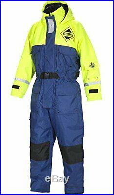 FLADEN RESCUE SYSTEM One Piece Blue and Yellow SCANDIA Flotation Suit