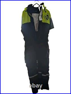 Fladen 1pc Rescue System Flotation Suit Black/Yellow