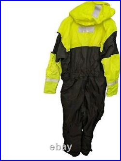 Fladen 1pc Rescue System Flotation Suit Black/Yellow