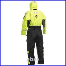 Fladen 1pc Rescue System Flotation Suit Black/Yellow LARGE