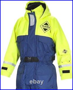 Fladen 1pc Rescue System Flotation Suit Blue/Yellow L