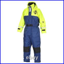 Fladen 1pc Rescue System Flotation Suit Blue/Yellow Large