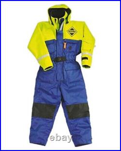 Fladen 1pc Rescue System Flotation Suit Blue/Yellow NEW XL Extra Large