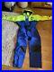 Fladen 1pc Rescue System Flotation Suit Blue/Yellow Small