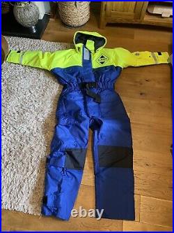 Fladen 1pc Rescue System Flotation Suit Blue/Yellow Small