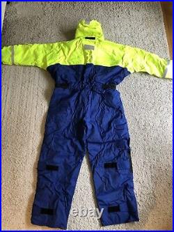 Fladen Floatation Suit 1 Piece Offshore Suit Immersion Fishing Sailing Boating