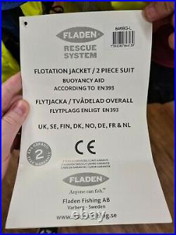 Fladen Floatation Suit Jacket Top ONLY Size Large Fishing