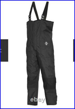 Fladen Flotation Rescue System 857B Bib & Brace trousers only Black size SMALL