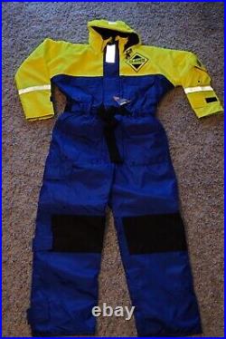 Fladen One Piece flotation Rescue Suit Brand New Size Men's Medium