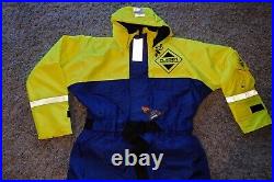 Fladen One Piece flotation Rescue Suit Brand New Size Men's Medium