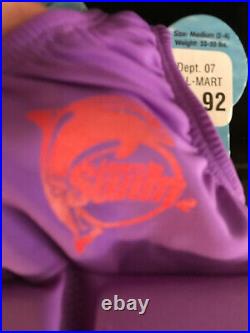 Girl's Purple Sand N Sun Brand One Piece Swim Flotation Suit Size Medium 2-4