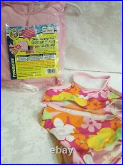 Girls Pink Size 4t Floatation Jacket & Swim Suit/aid Poolmaster Freestyler New