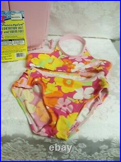 Girls Pink Size 4t Floatation Jacket & Swim Suit/aid Poolmaster Freestyler New