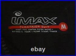 IMAX Expert Oceanic Wave 2 piece flotation suit fishing / boating. Men's size M