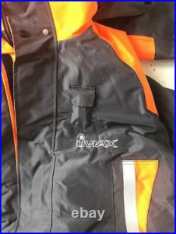 IMAX Floatation Suit Jacket & Bib and Brace Trousers size Large L Never Worn
