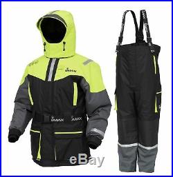 IMAX NEW SEAWAVE Floatation Fishing Suit 2PC Jacket + Bib & Brace ALL SIZES