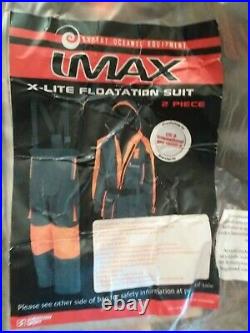 IMAX x-lite flotation suit buoyance aid 50 2 piece size large