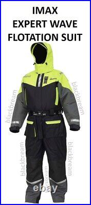 Imax Expert Wave Flotation Suit Jacket Bib & Brace Fish Boat Sailing Hike Winter