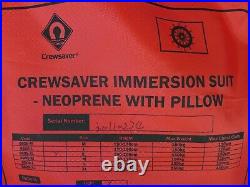 Immersion Survival Suit Flotation Crewsaver Crew Endurance 140N 8808-XL RRP£345