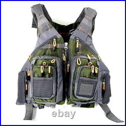 Life Jacket for Fishing Professional Sea Portable Flotation Suit Pocket Vest