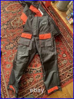 MUSTARD VIKING 2 Pc FLOATATION SUIT, Medium. (unused)