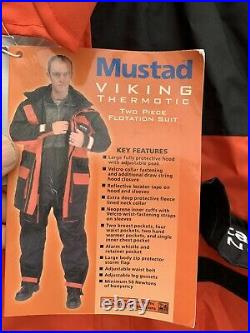 Mustad Viking Floatation Suit size L BNWT Fishing Sailing
