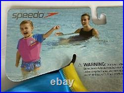 NEW Speedo Kids Girls M/L UV Flotation Training Suit Level 2 Ages 2-4 33-45 lbs