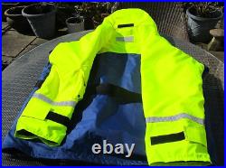 NEWithUNUSED FLADEN RESCUE SYSTEM FLOATATION SUIT Blue/Yellow Size XXL. BARGAIN