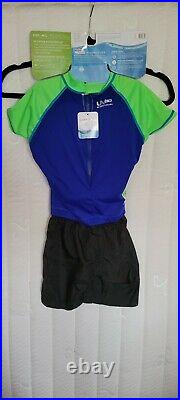 New Speedo Kids UV 50+ Floatation Suit With Shorts Boy's M/L Age 2-4 33-45 Lbs