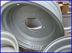 PAIR Super Single 16.00- 22.5 8 Stud Wheel Suits Flotation tyre 560/45 22.5