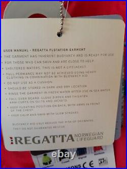 Regatta Coastline 953 Floatation Suit 50N Buoyancy Waterproof Windproof Size
