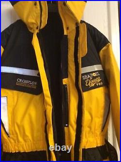 SUNDRIDGE Efgeeco Seafox 1pc Pro Flotation Suit, Size Large