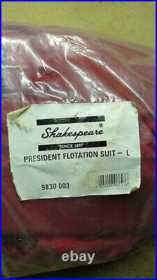 Shakespeare President one piece Floatation Suit Large