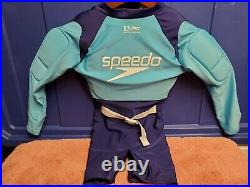 Speedo Kids Swimsuit Surf Uv Flotation Suit Size S/M Ages 2-3, 25-33LBS NWT
