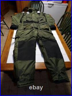 Stearns Hypothermia Protection Flotation Suit 29-87 USCG Mustang Ice Fishing Lg