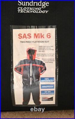 Sundridge Clothing Technology Size XXL SAS Mk 6 Flotation Suit Water Wind Proof